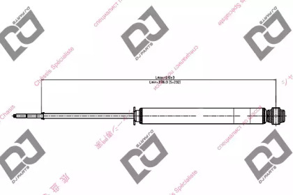 Амортизатор DJ PARTS DS1168GT